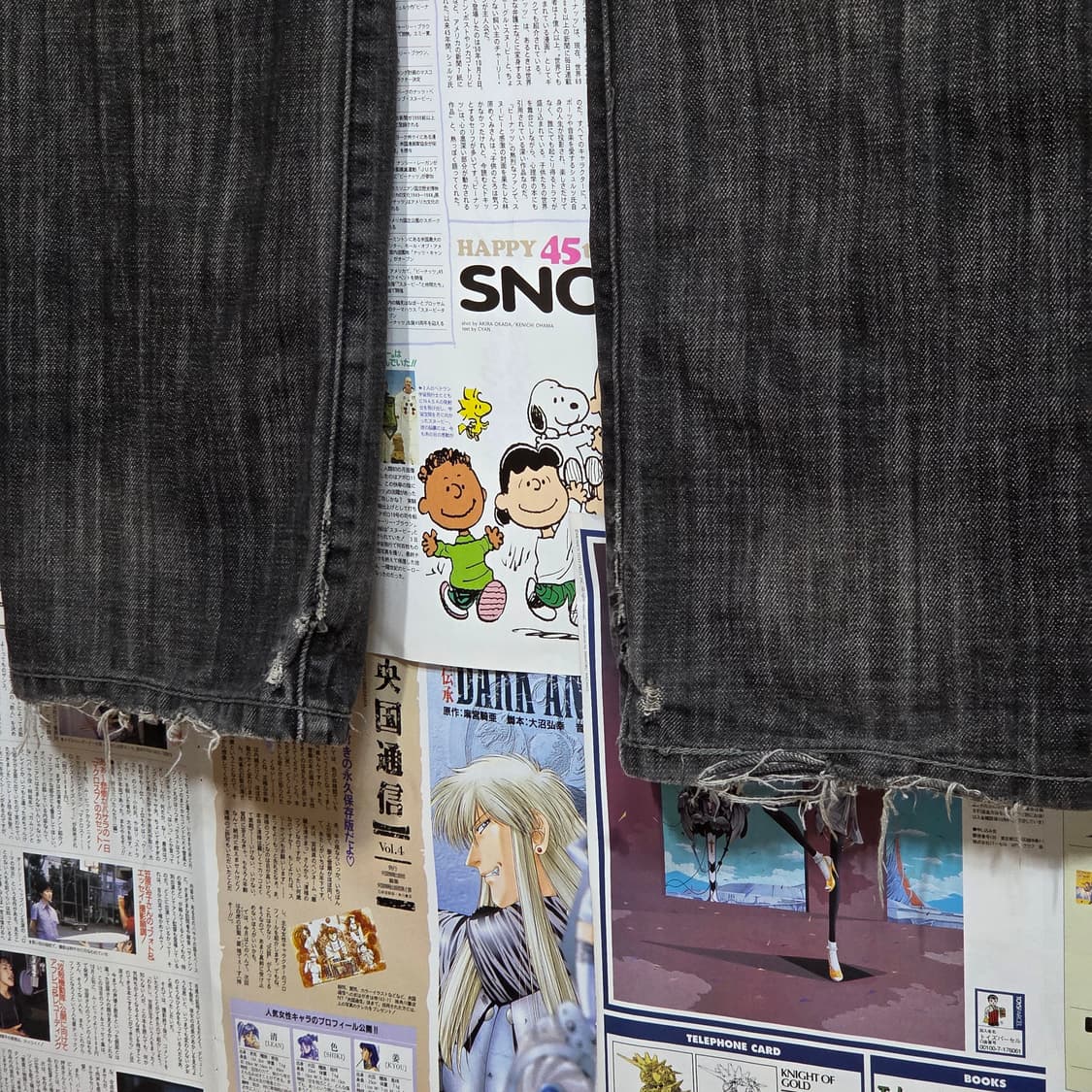 리바이스 그레이 워싱 데님 팬츠 상품이미지5