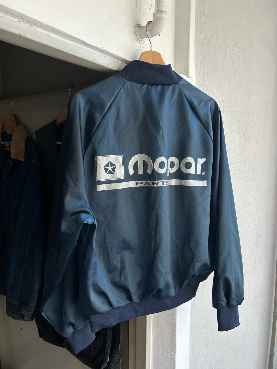 90‘s USA satin jacket 상품이미지1