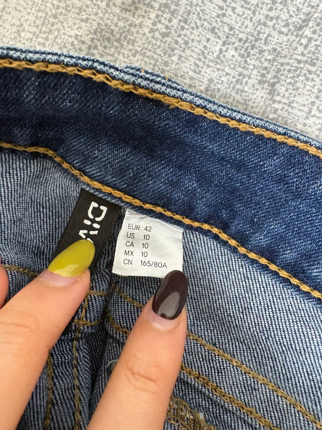 H&M 로우라이즈 로우웨스트 부츠컷 플레어진 상품이미지4