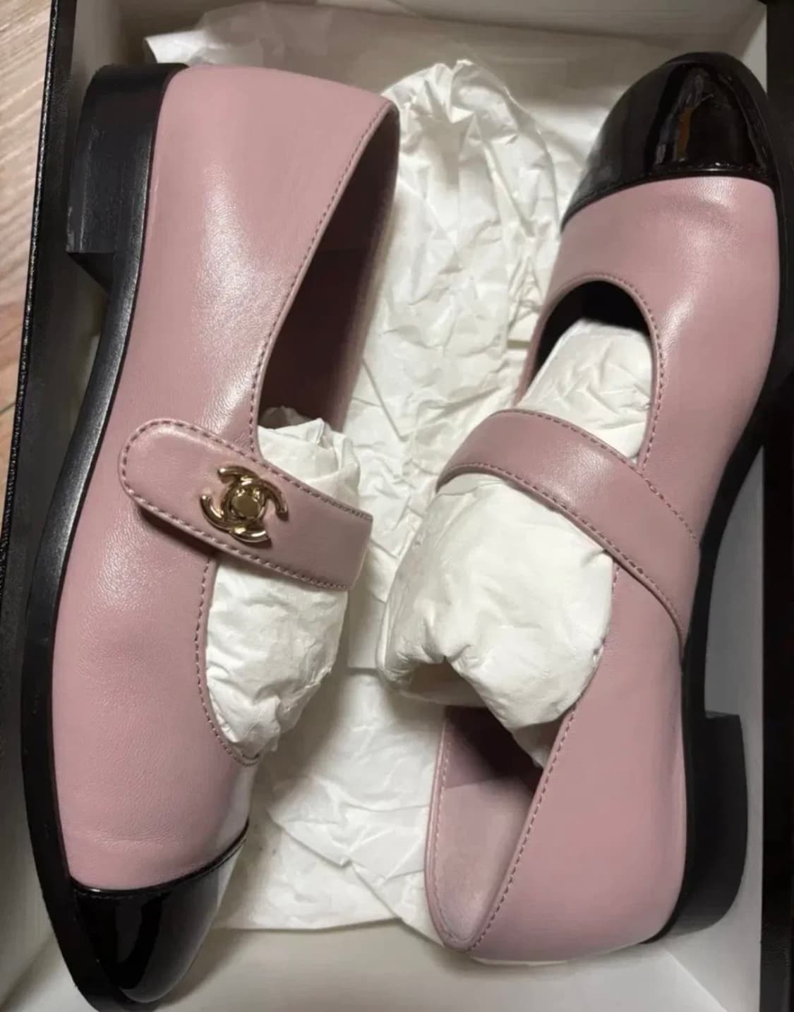 샤넬 턴락 메리제인 플랫 슈즈 38 상품이미지6