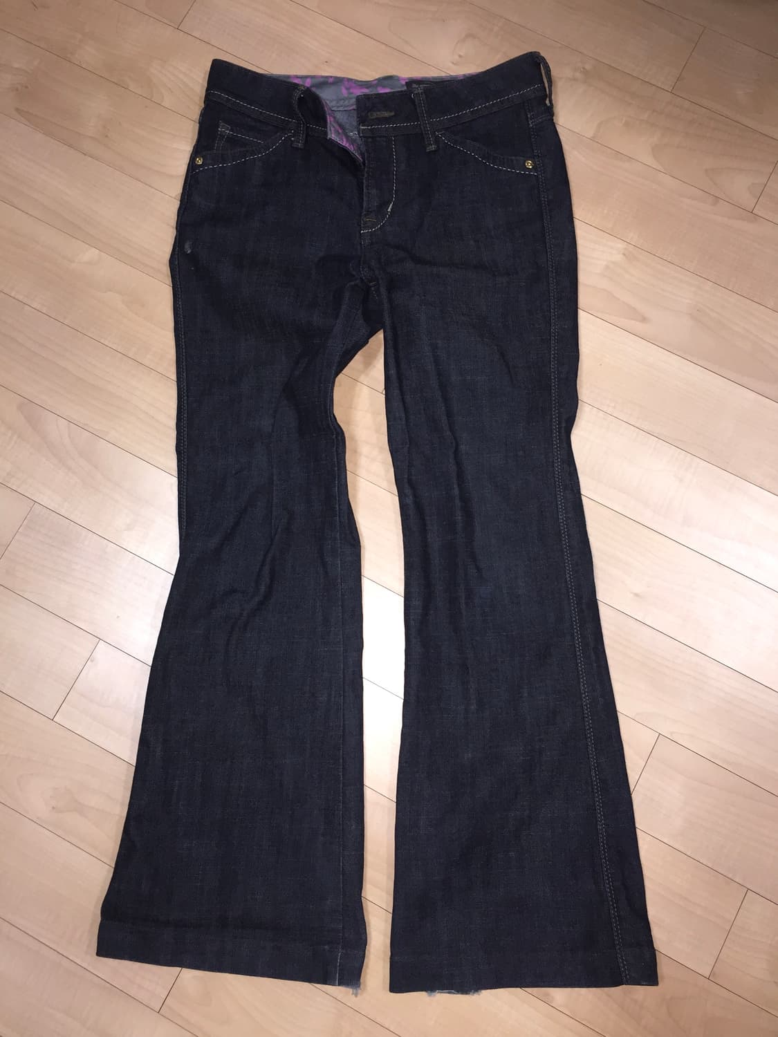 생지 데님부츠컷pt 상품이미지2