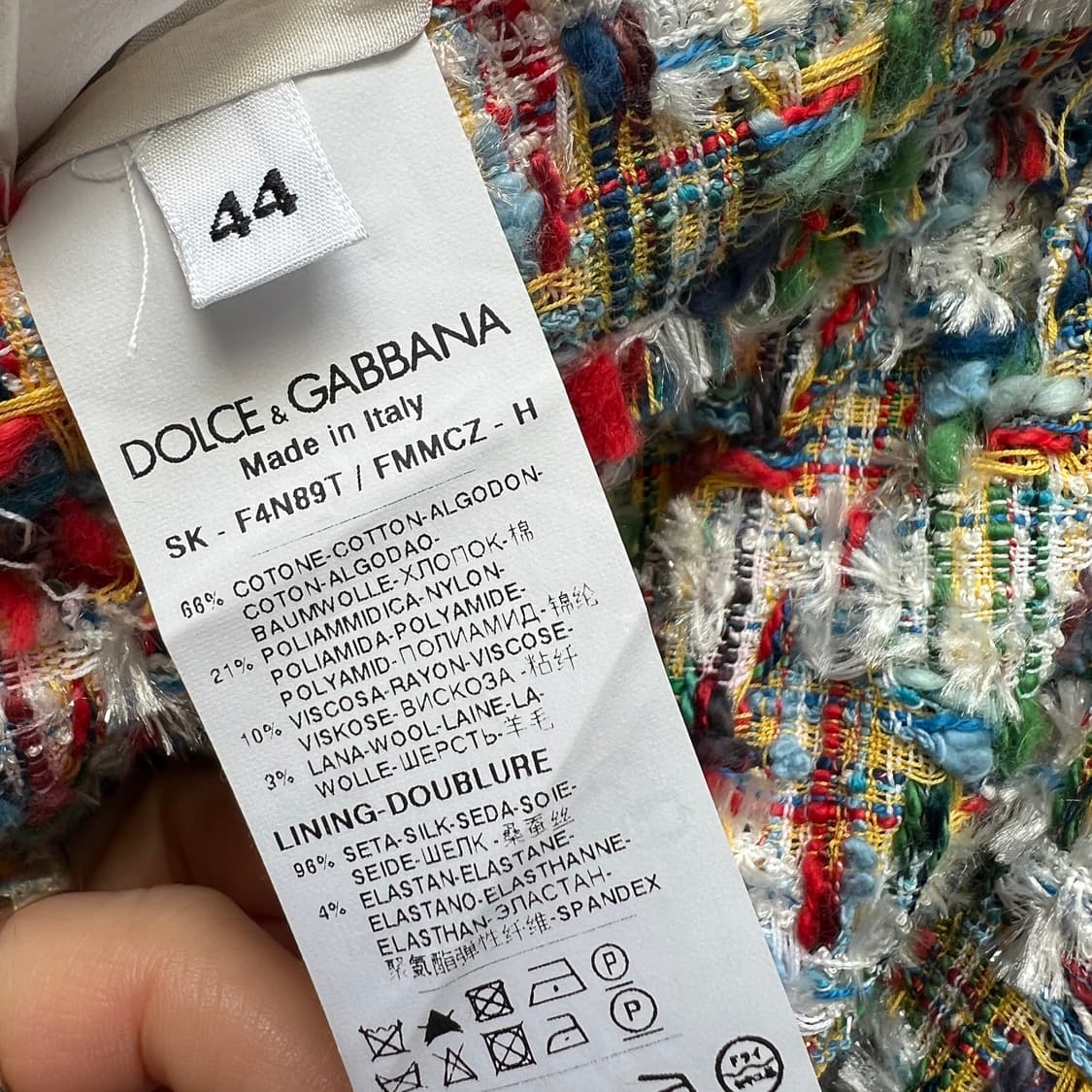 Dolce & Gabbana 부클 트위드 스커트 상품이미지7