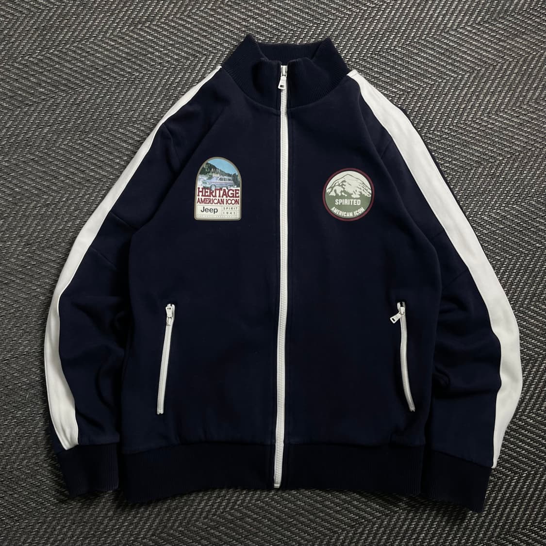 Jeep 헤리티지 아메리칸 트레이닝 스웻 집업y 4620 상품이미지2