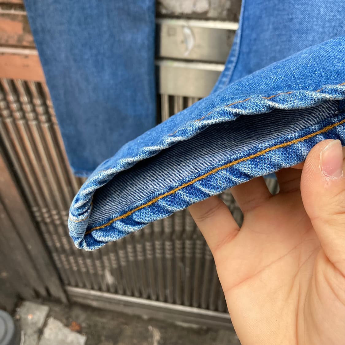 80s USA 빈티지 리바이스 505 데님 팬츠 청바지 상품이미지5