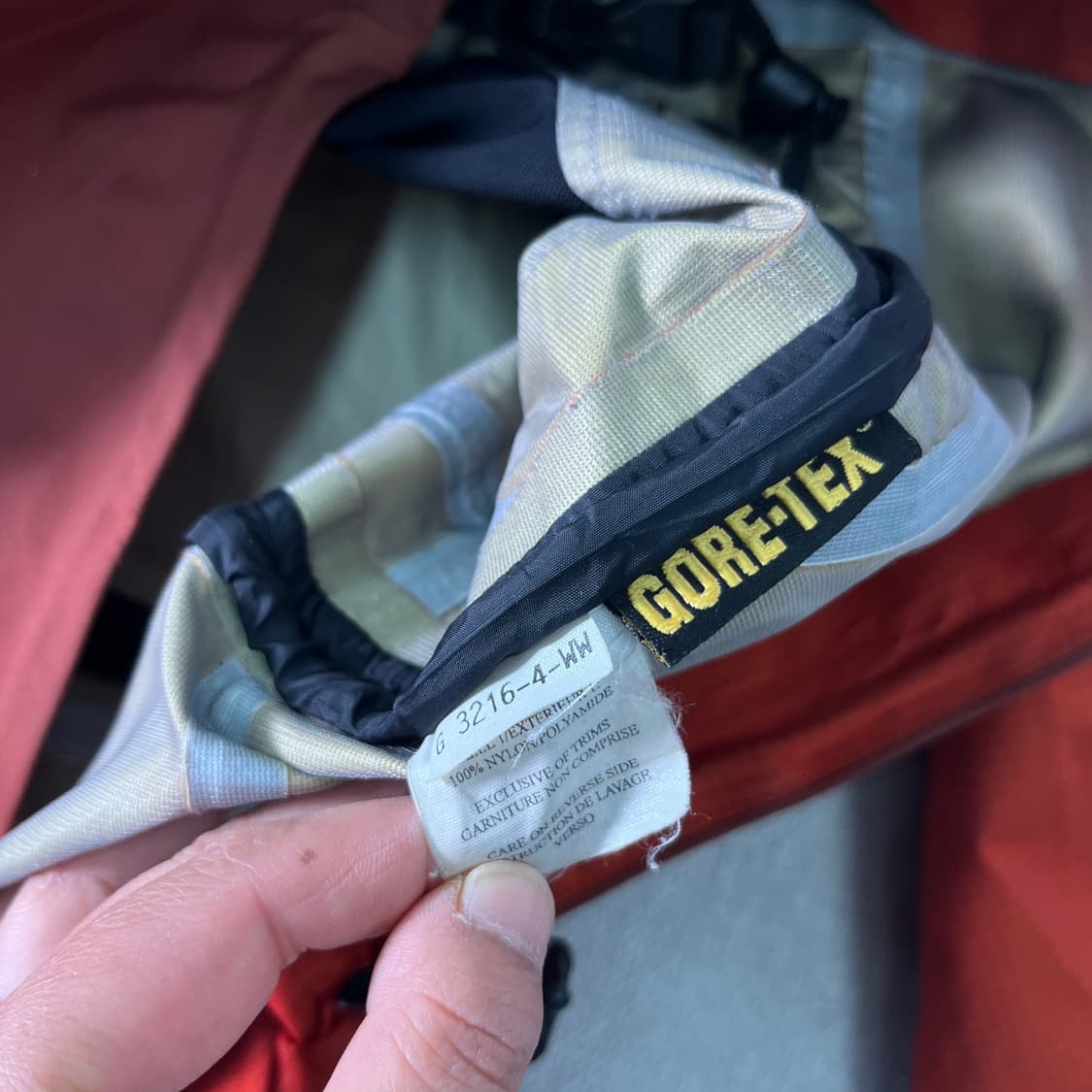 100 마무트 고프코어 나일론 고어텍스 바람막이 자켓  상품이미지10