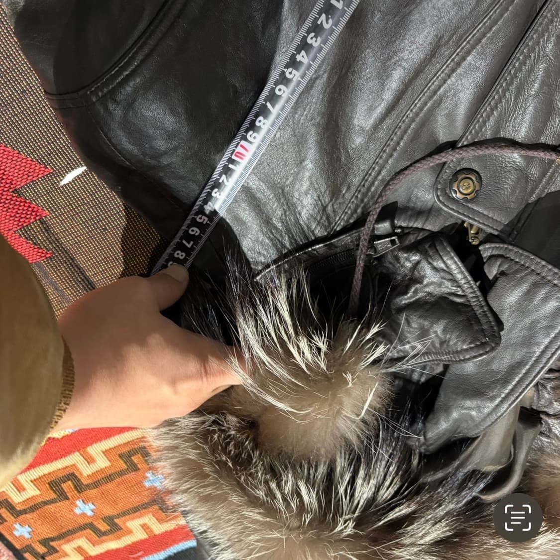 빈티지 양가죽100% 코트 레더자켓 상품이미지10