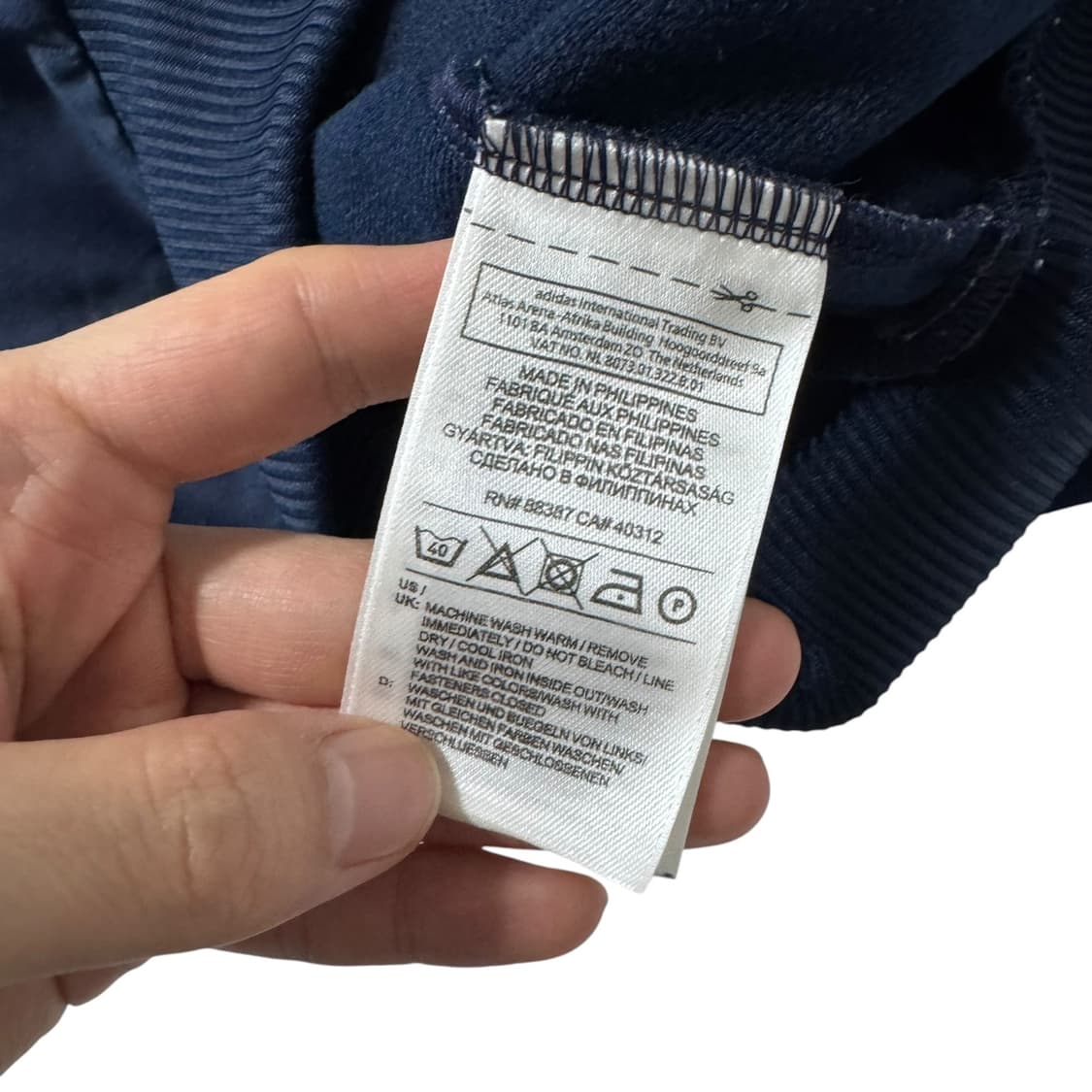 아디다스 네이비 파이어버드 트랙탑 져지 상품이미지4