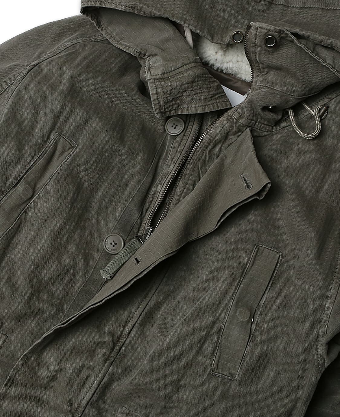 이브 살로몬 [Yves Salomon] 프렌치 아미 롱 야상 패딩 자켓 상품이미지4