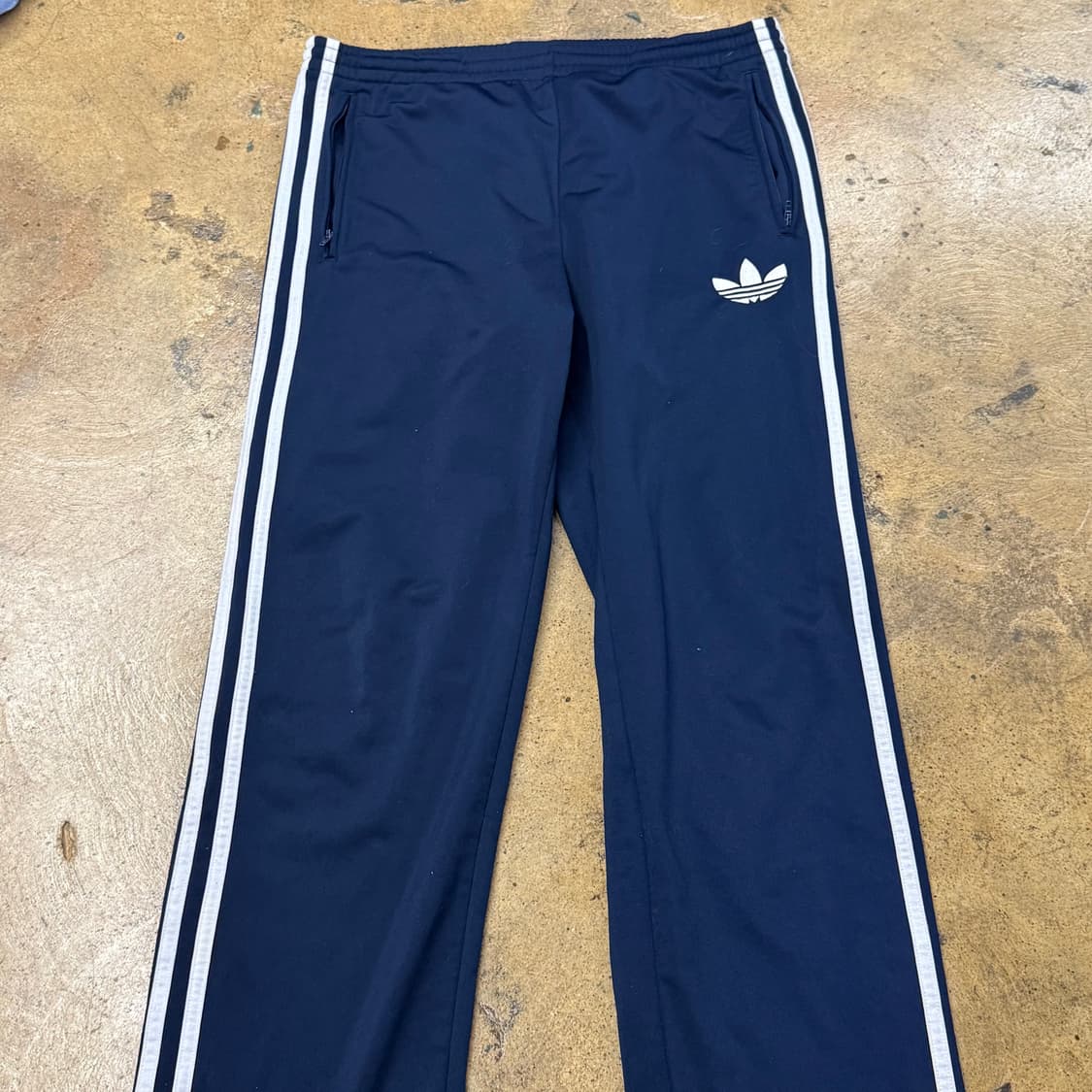 [정품/90] 아디다스 삼선 트레이닝 바지 네이비 b19 상품이미지2
