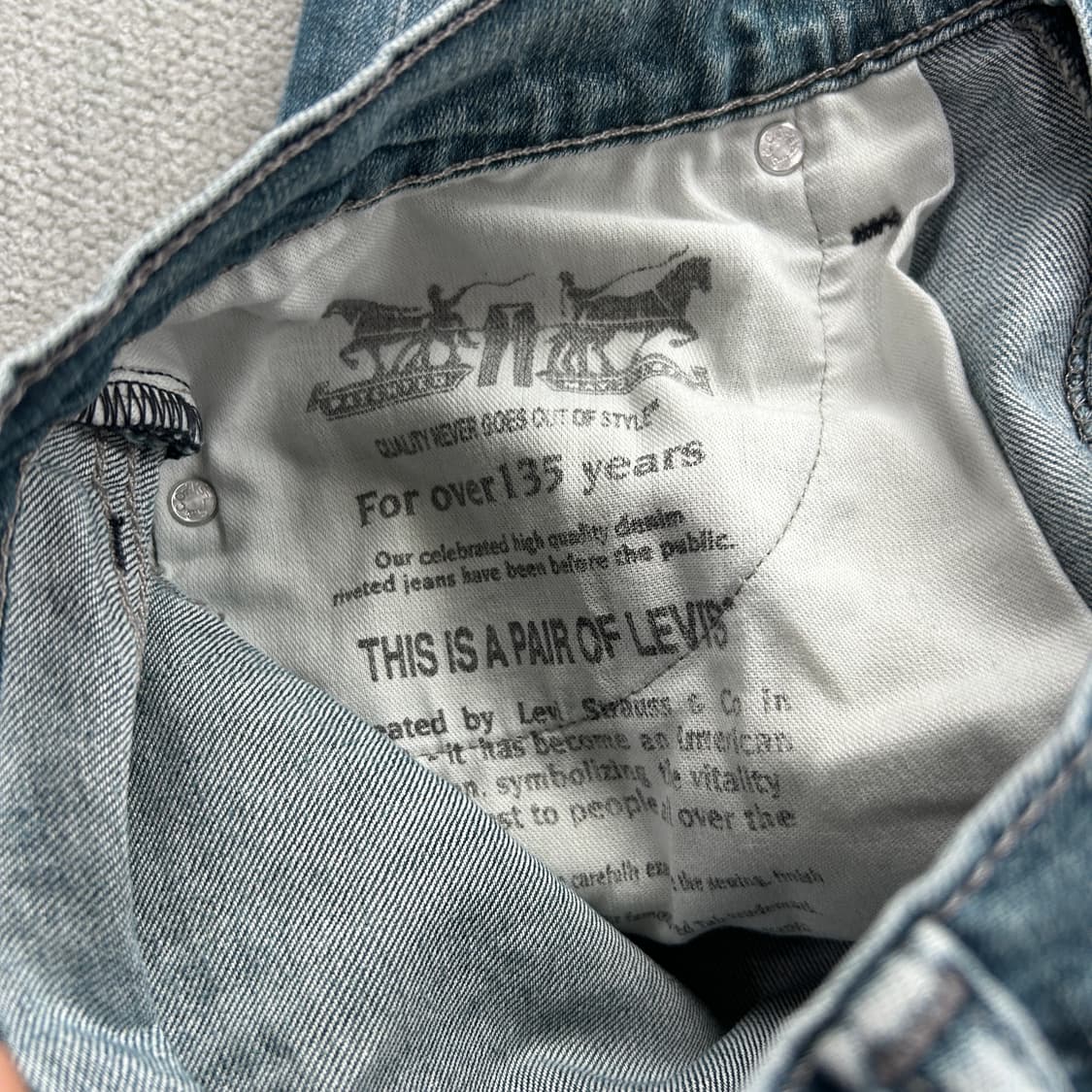 리바이스 데님팬츠 511 32 상품이미지6