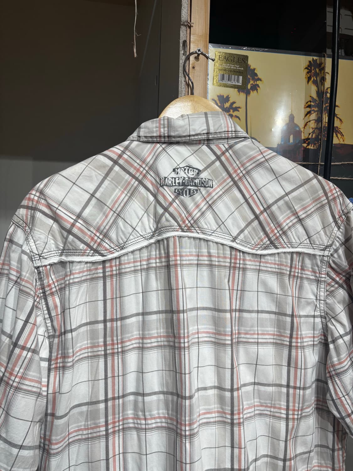 Harley-Davidson Plaid Western Snap Shirt 상품이미지4