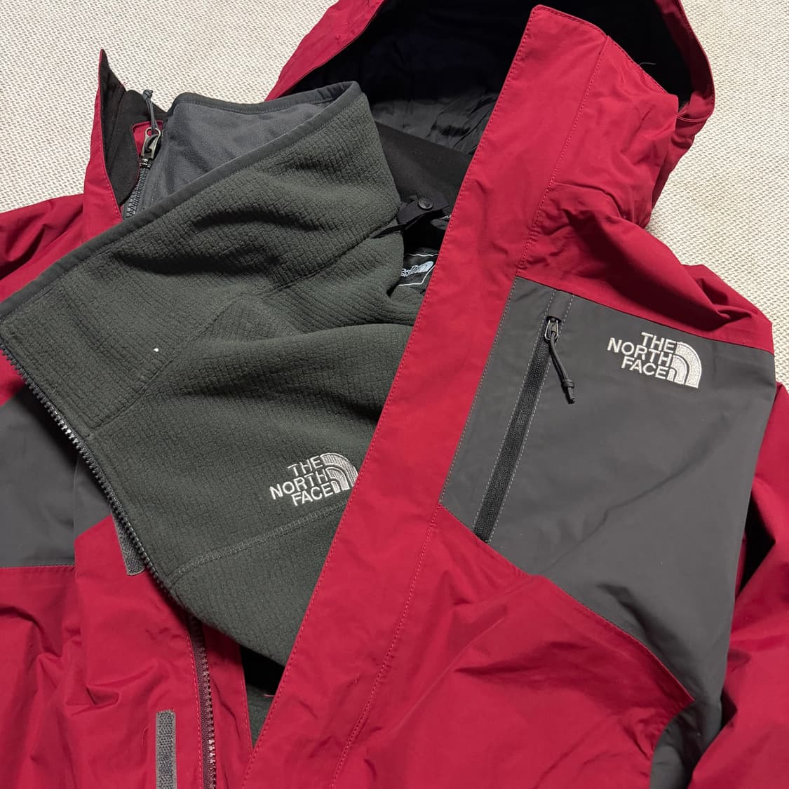 노스페이스 하이벤트 바람막이 자켓 (후리스내피) 상품이미지2