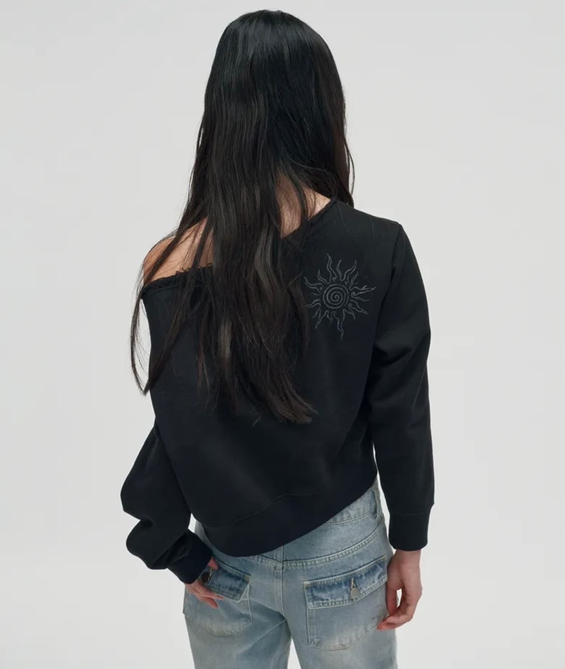 SUADE 스웨이드 숄더 크루넥 새상품 상품이미지1