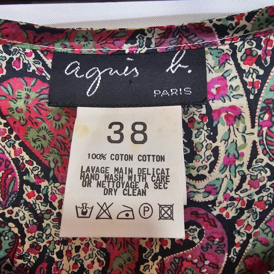 아녜스베 페이즐리 패턴  원피스 상품이미지3