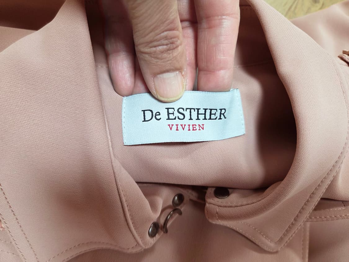 드에스더(DE ESTHER) 벨티드 트렌치코트 55 상품이미지7