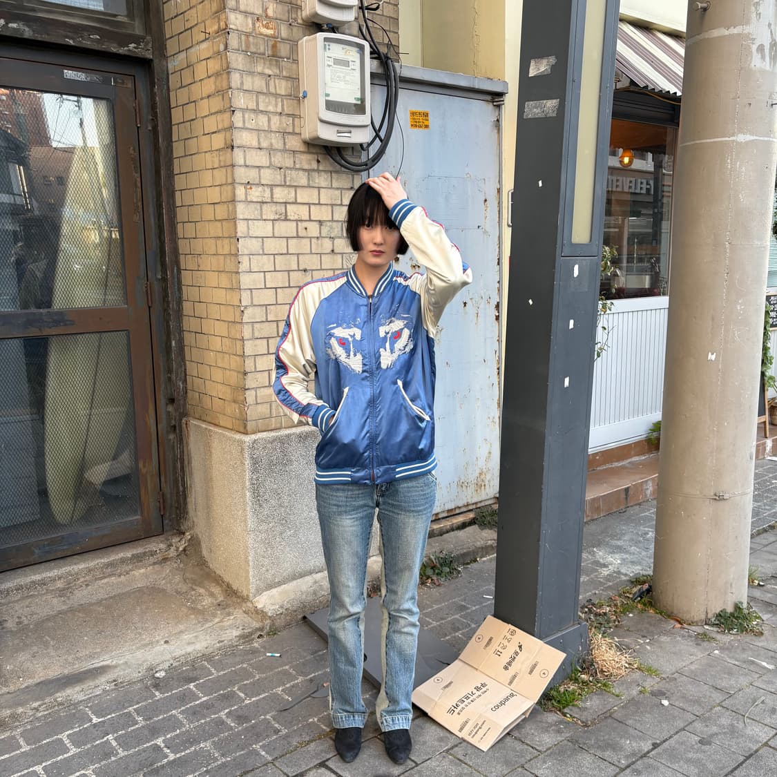 디젤 리버시블 늑대 스카쟌 상품이미지1