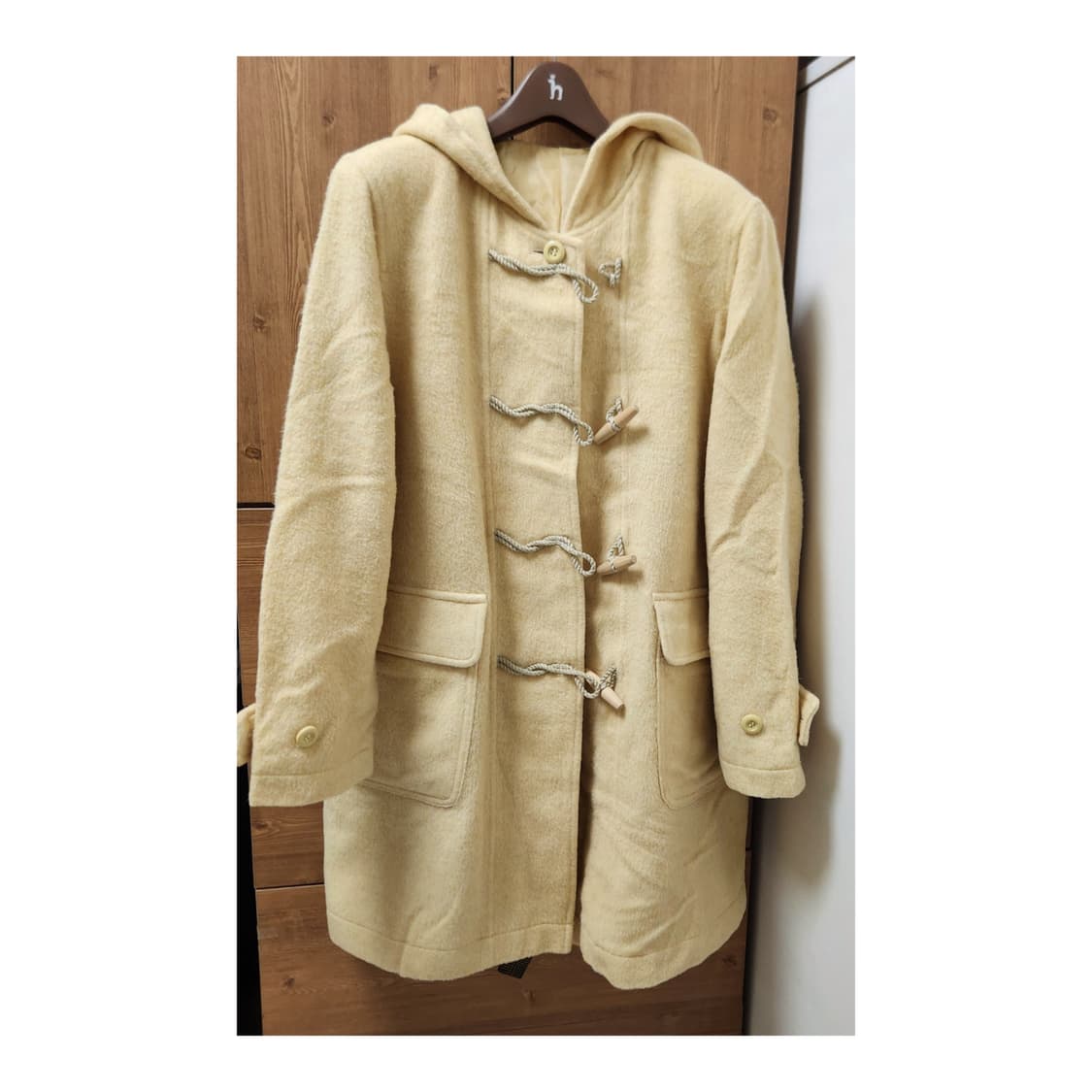 노랑 떡볶이코트 더플코트 상품이미지1