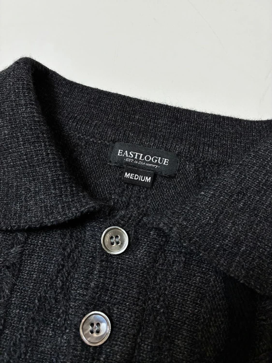 이스트로그 EASTLOGUE 비대칭 케이블 니트 PN8802 상품이미지6