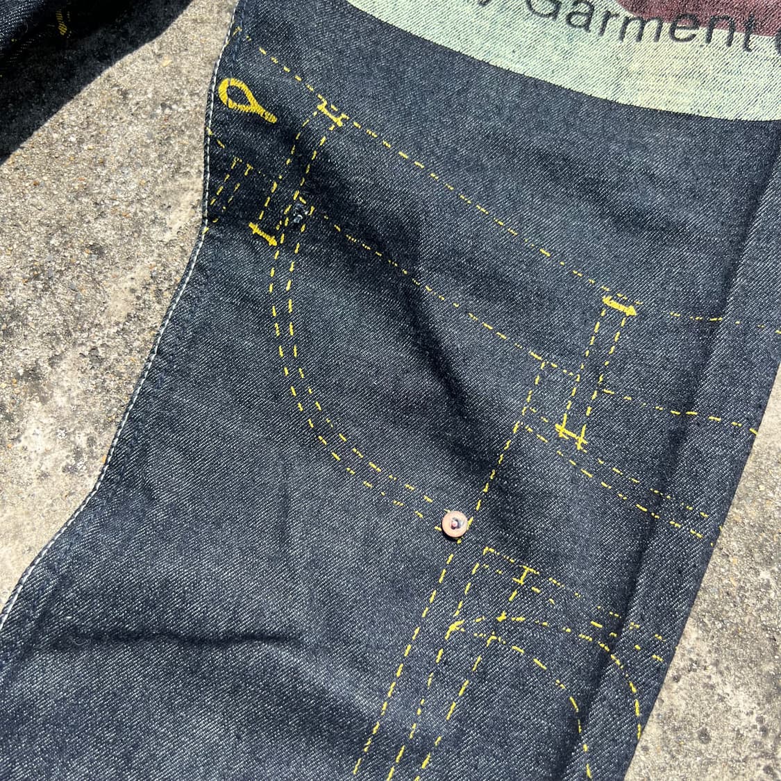 Yen Jeans 페인팅 데님 팬츠 상품이미지5