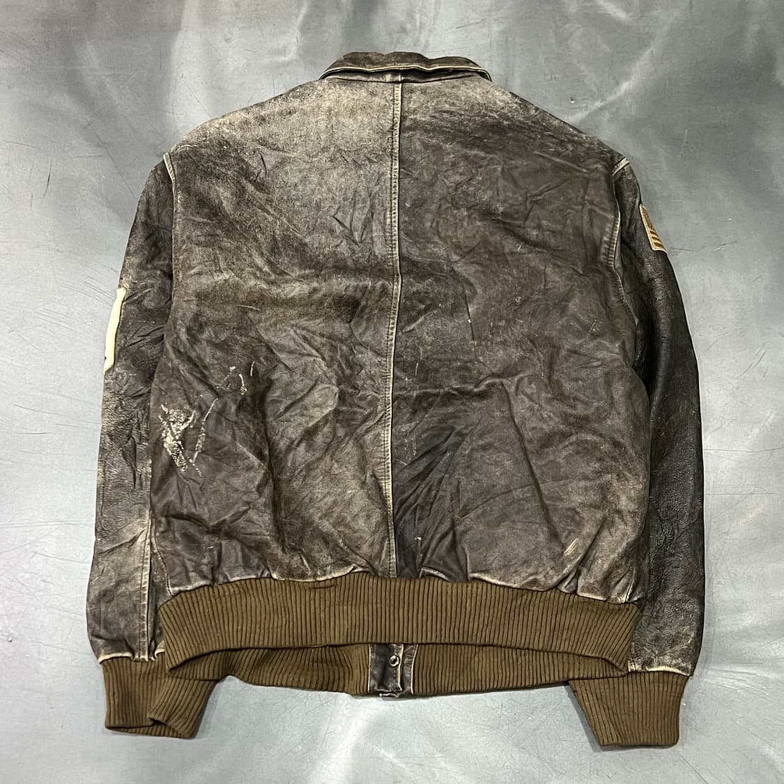  빈티지 레더 A-2 자켓 y14984 상품이미지2