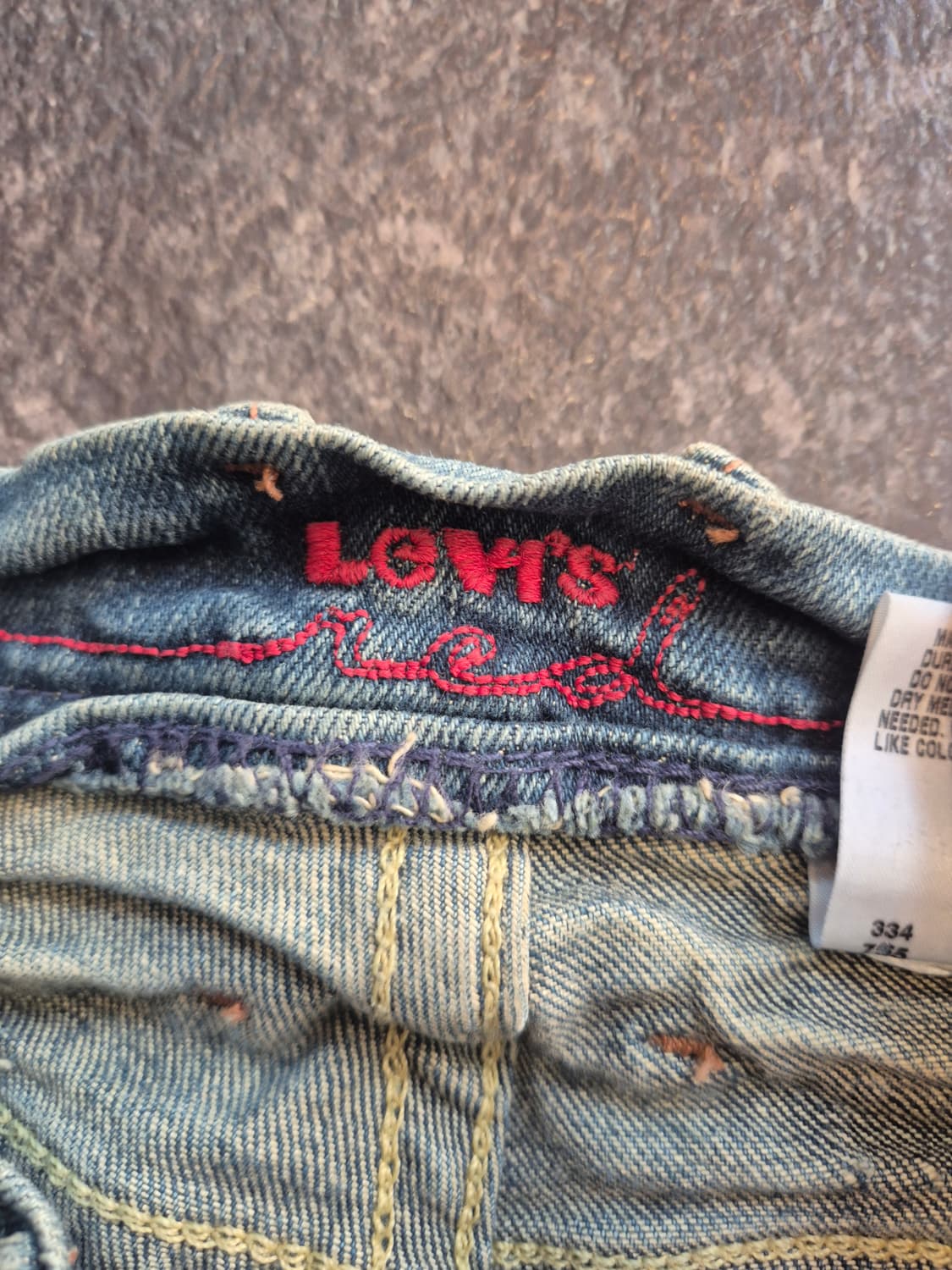 리바이스 레드 여성 청바지 상품이미지10