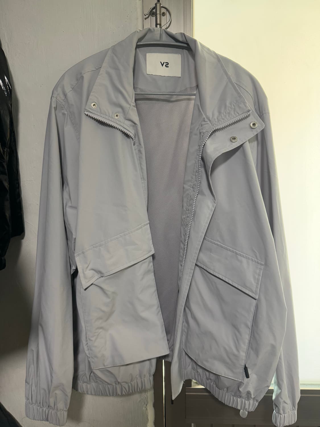 V2 그레이 나일론 바람막이 자켓 xl 상품이미지1
