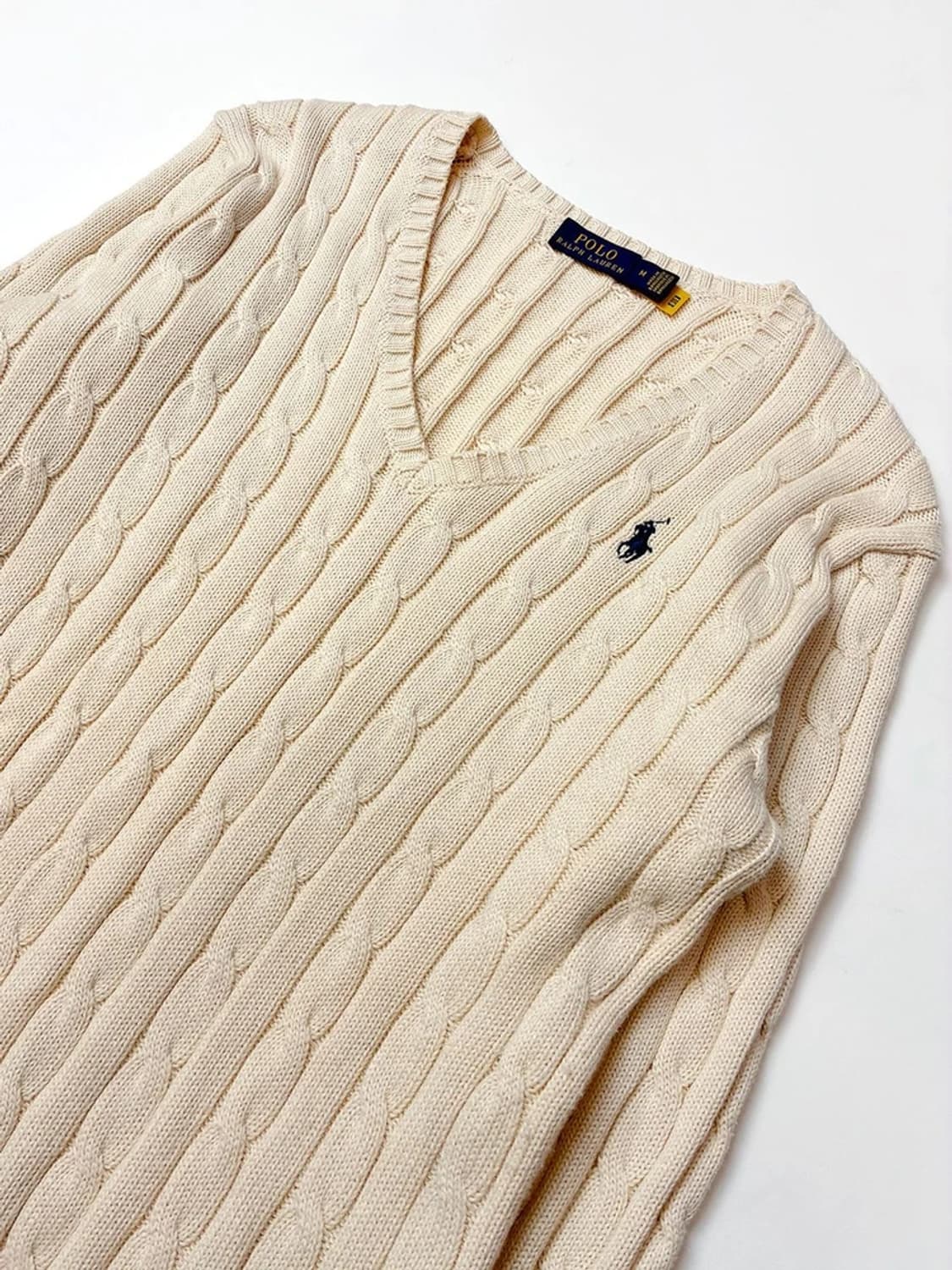 폴로 랄프로렌 QR 꽈배기 코튼 니트 PN5193 상품이미지2