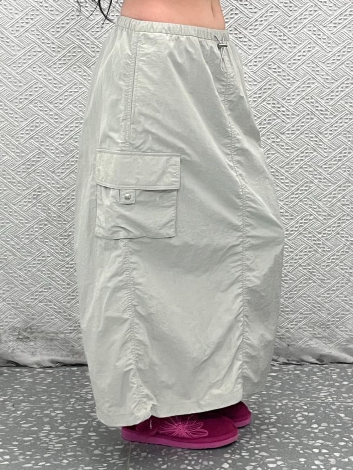 무신사스탠다드 고프코어 스트릿힙 카고 롱스커트 L C07954 상품이미지2