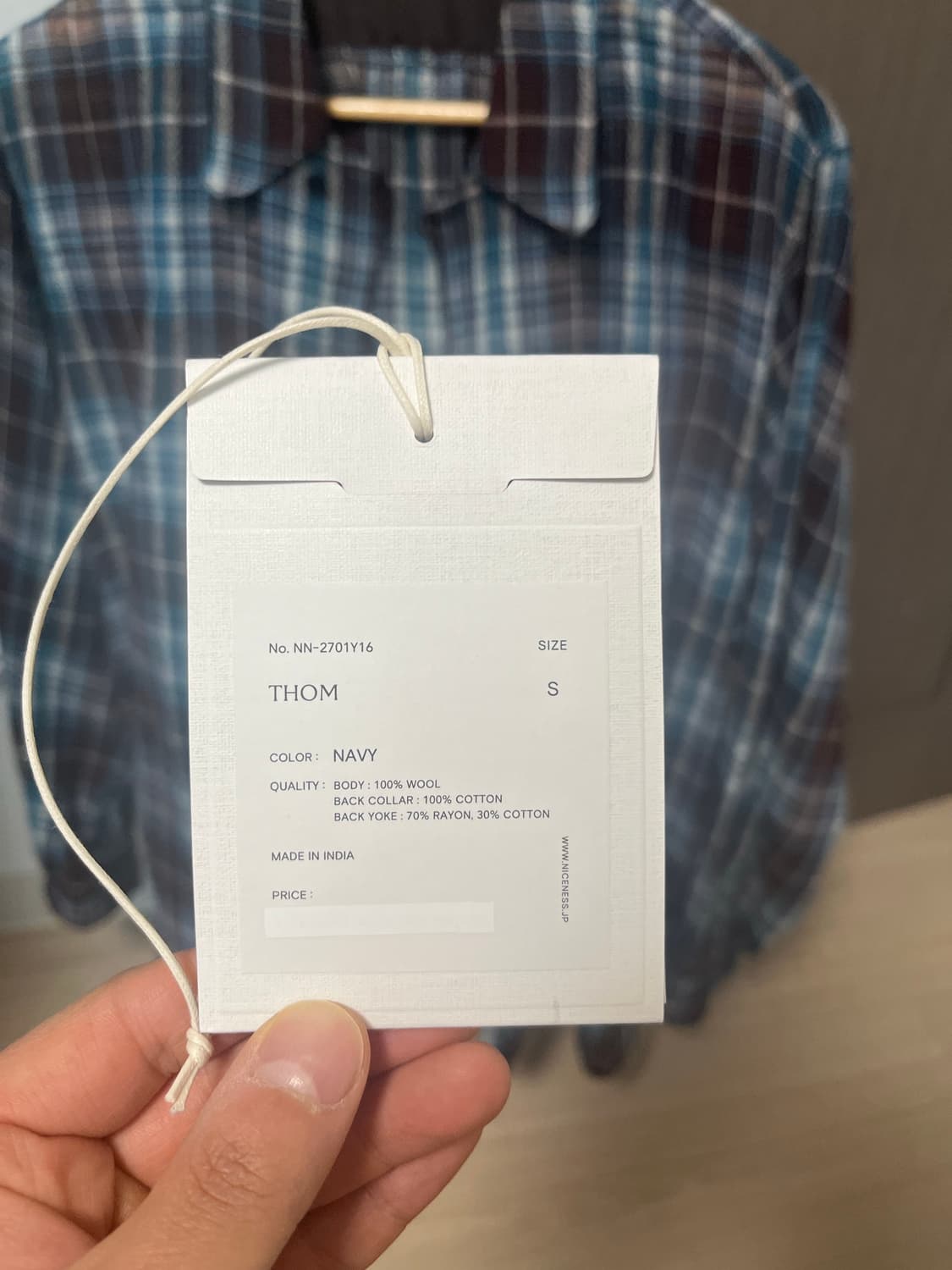 [s]나이스네스 thom 셔츠 상품이미지3