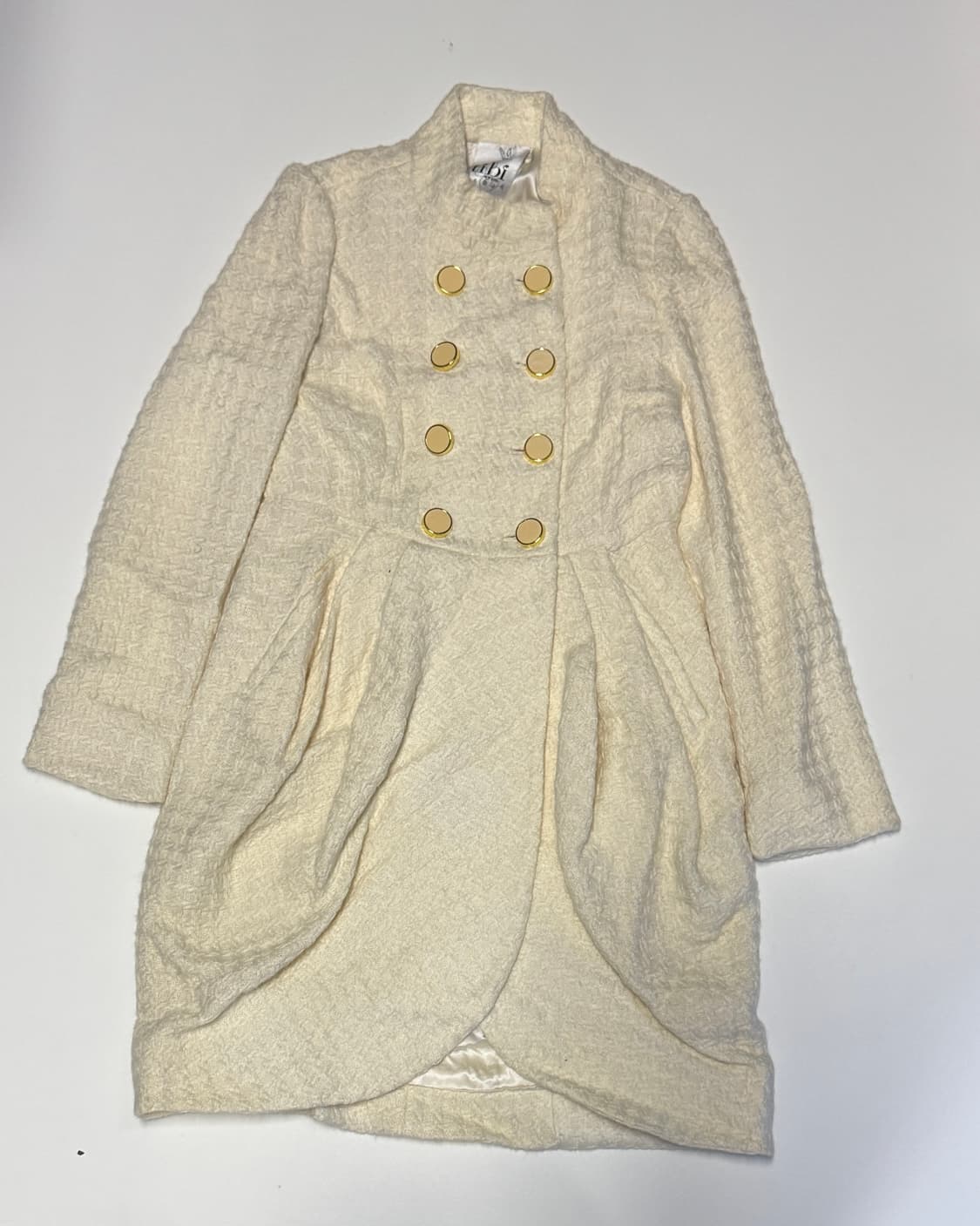 여성 Tibi 티비 비건울 트위드 금장 원피스 상품이미지1