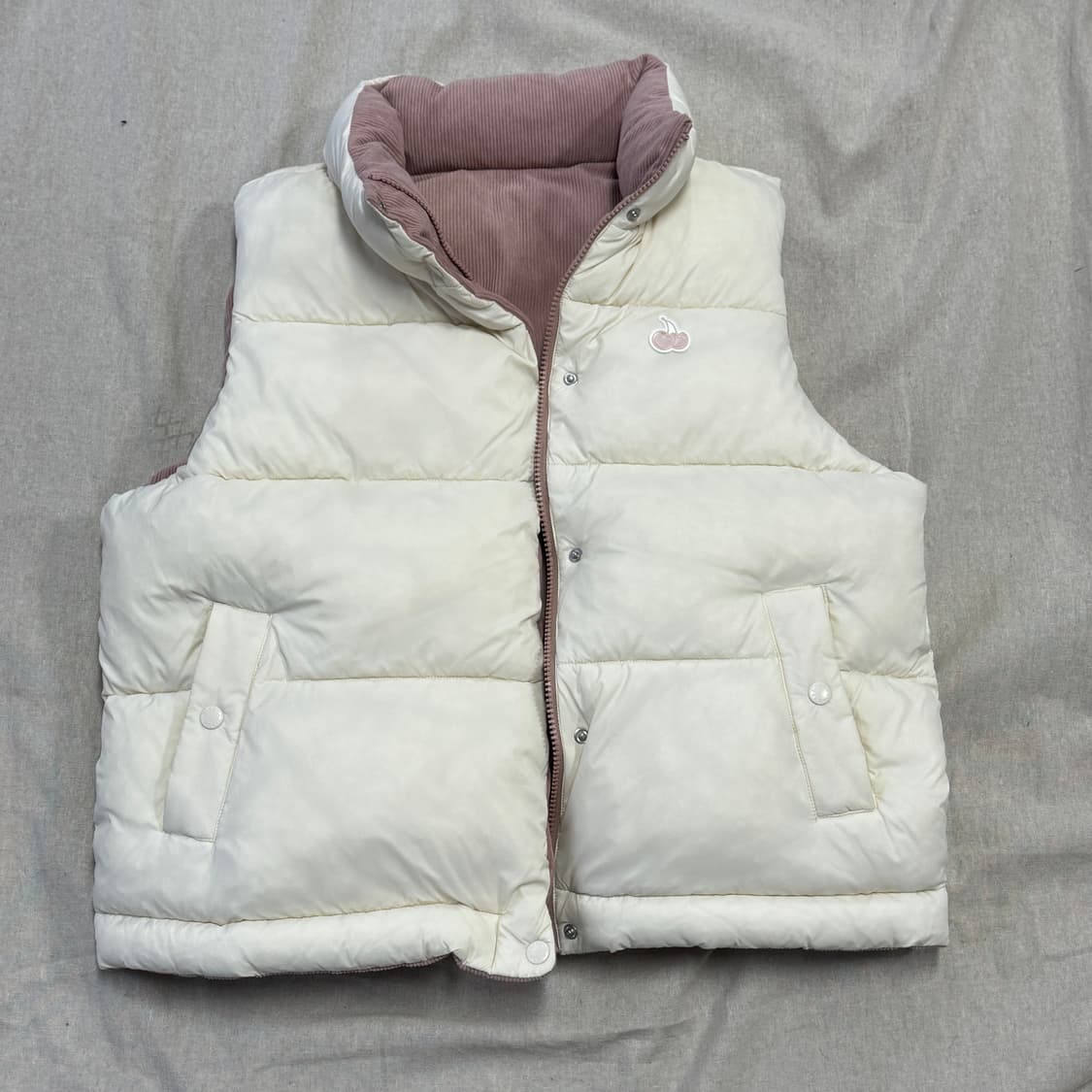 키르시 리버시블 코듀로이 베스트 조끼 1 상품이미지4