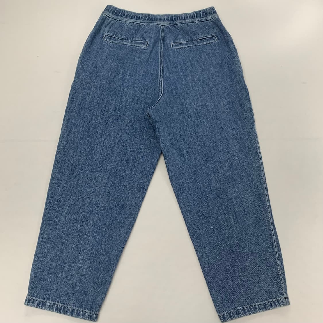 커스텀멜로우 밴딩 세미와이드 데님팬츠 (30) 상품이미지2