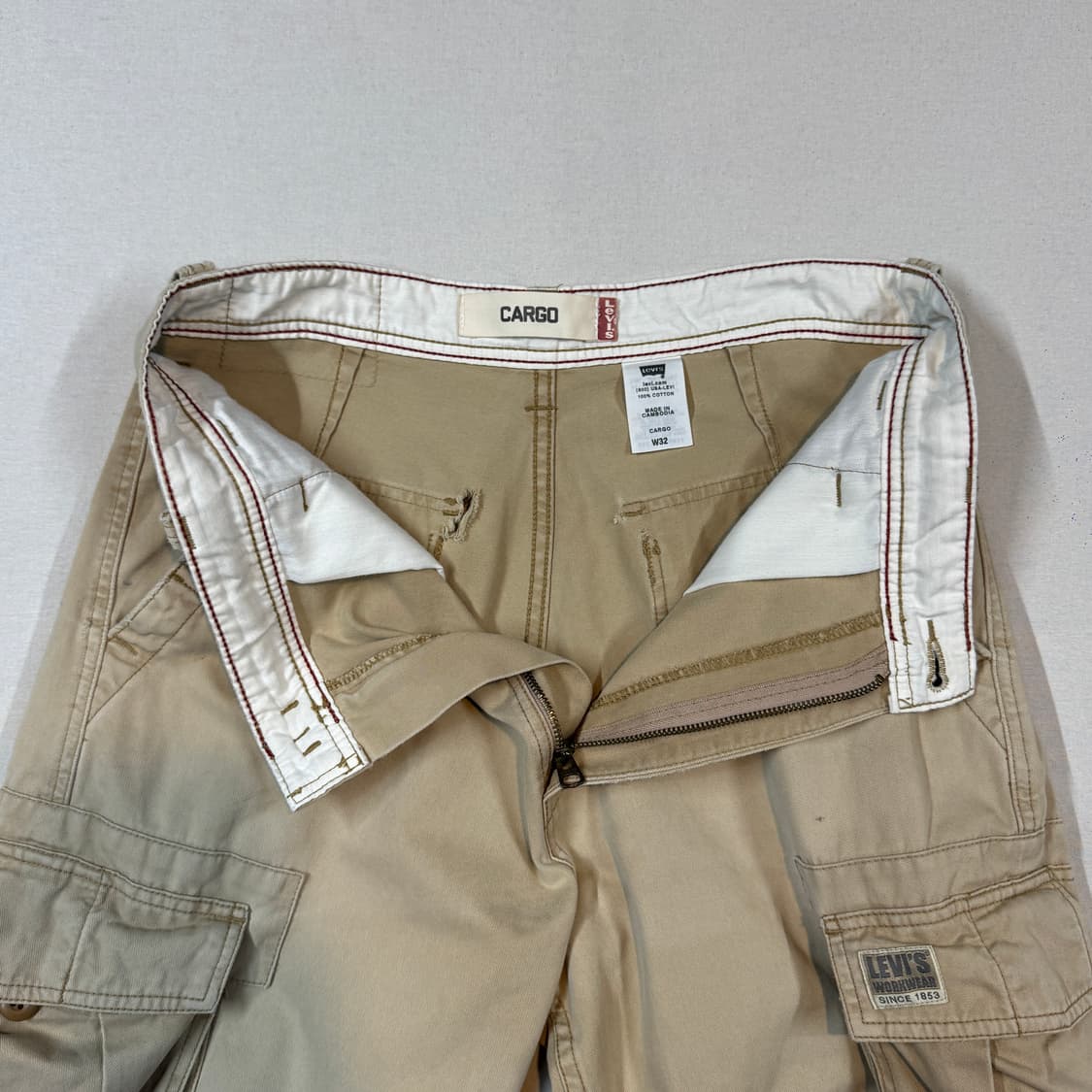 32inch) 리바이스 워크웨어 버뮤다 카고팬츠 반바지 상품이미지3