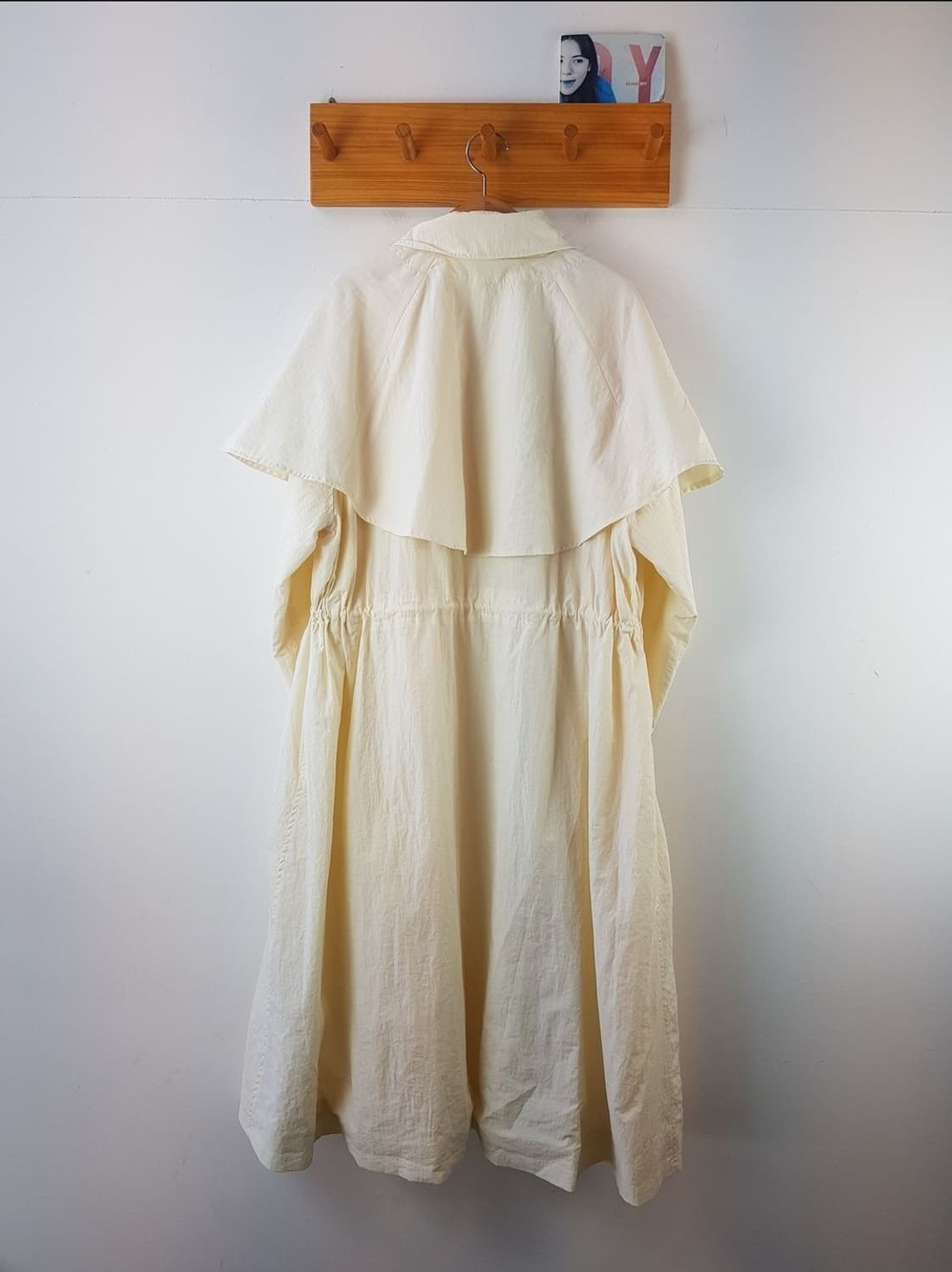 프릭스토어 2way 와셔 나일론 케이프 부착 코트 상품이미지4