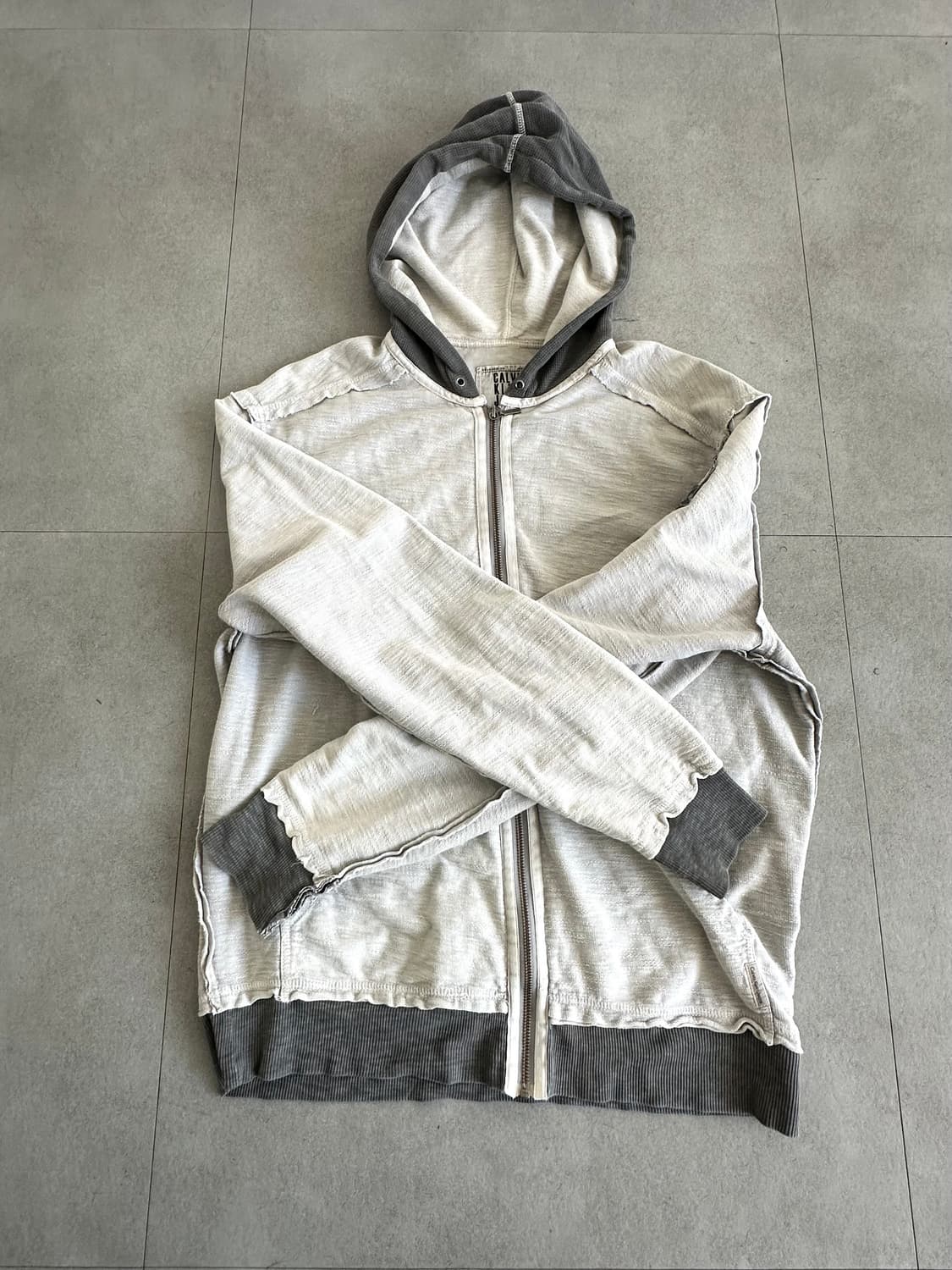 캘빈 클라인 그런지 레이어드 후드집업 상품이미지6