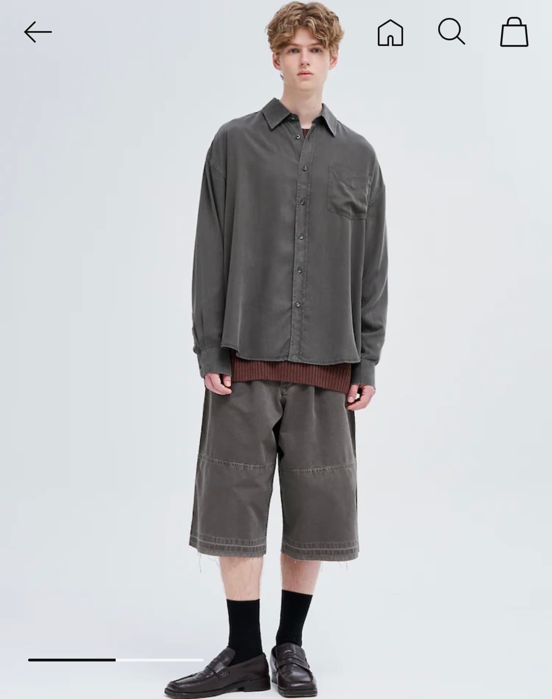 [46]HOPE 호프 룸셔츠 그레닛 그레이  상품이미지5