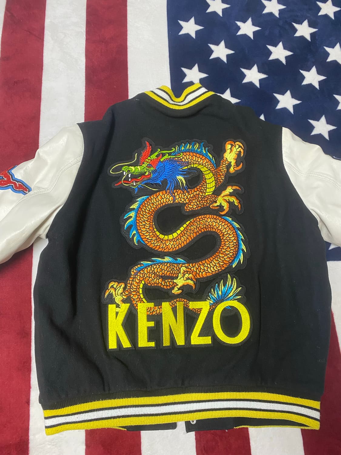 겐조 드래곤 자수 바시티 자켓 상품이미지8