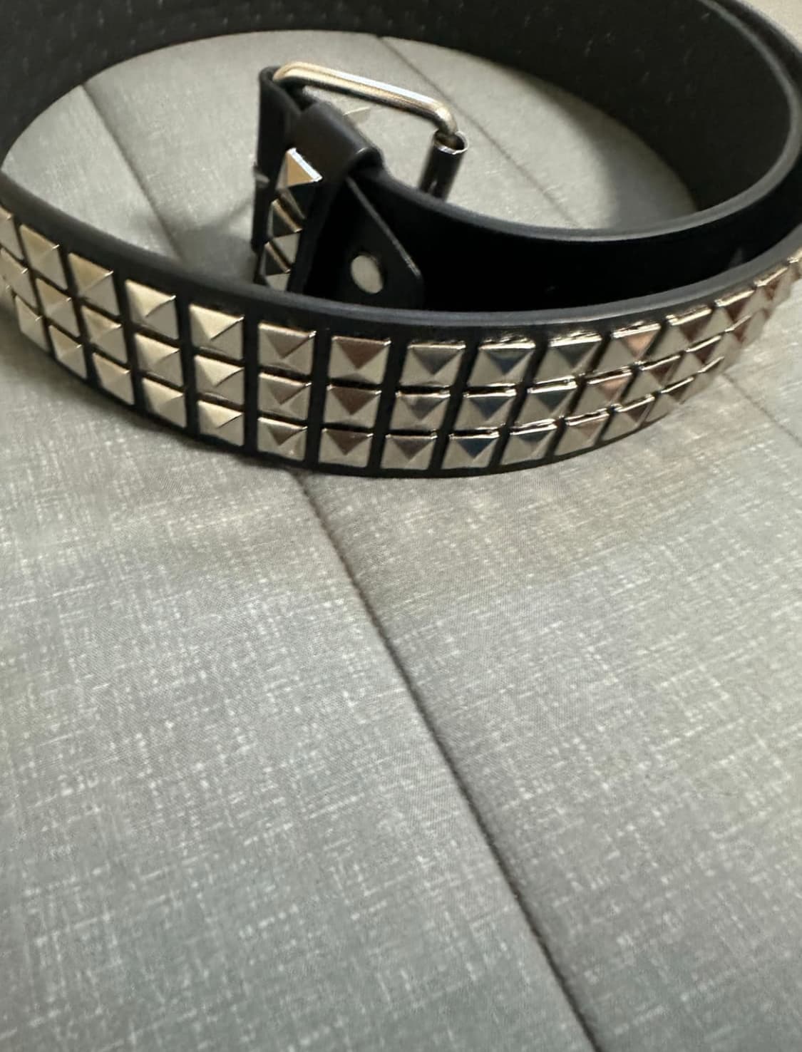 스터드 레더 벨트 상품이미지4