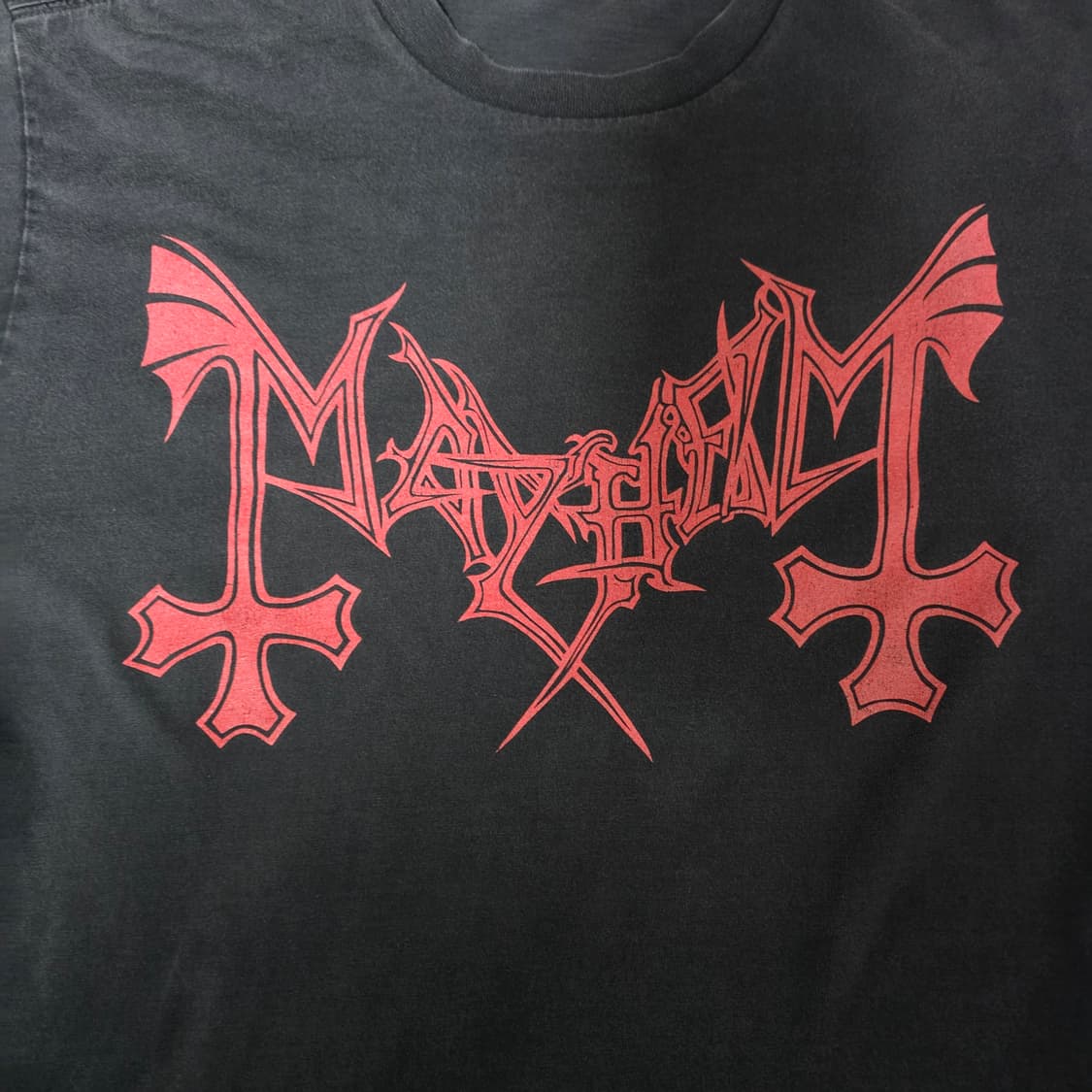 [L] 00s 메이햄 MAYHEM 빈티지 밴드티 상품이미지2