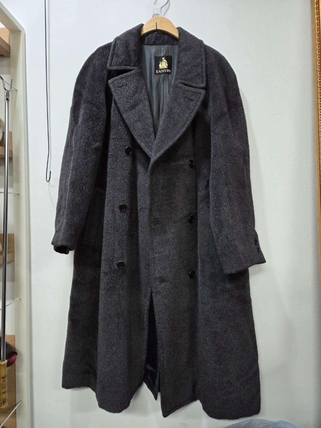 [M.05] 랑방 LANVIN 울 100프로 남성 롱 코트 상품이미지5