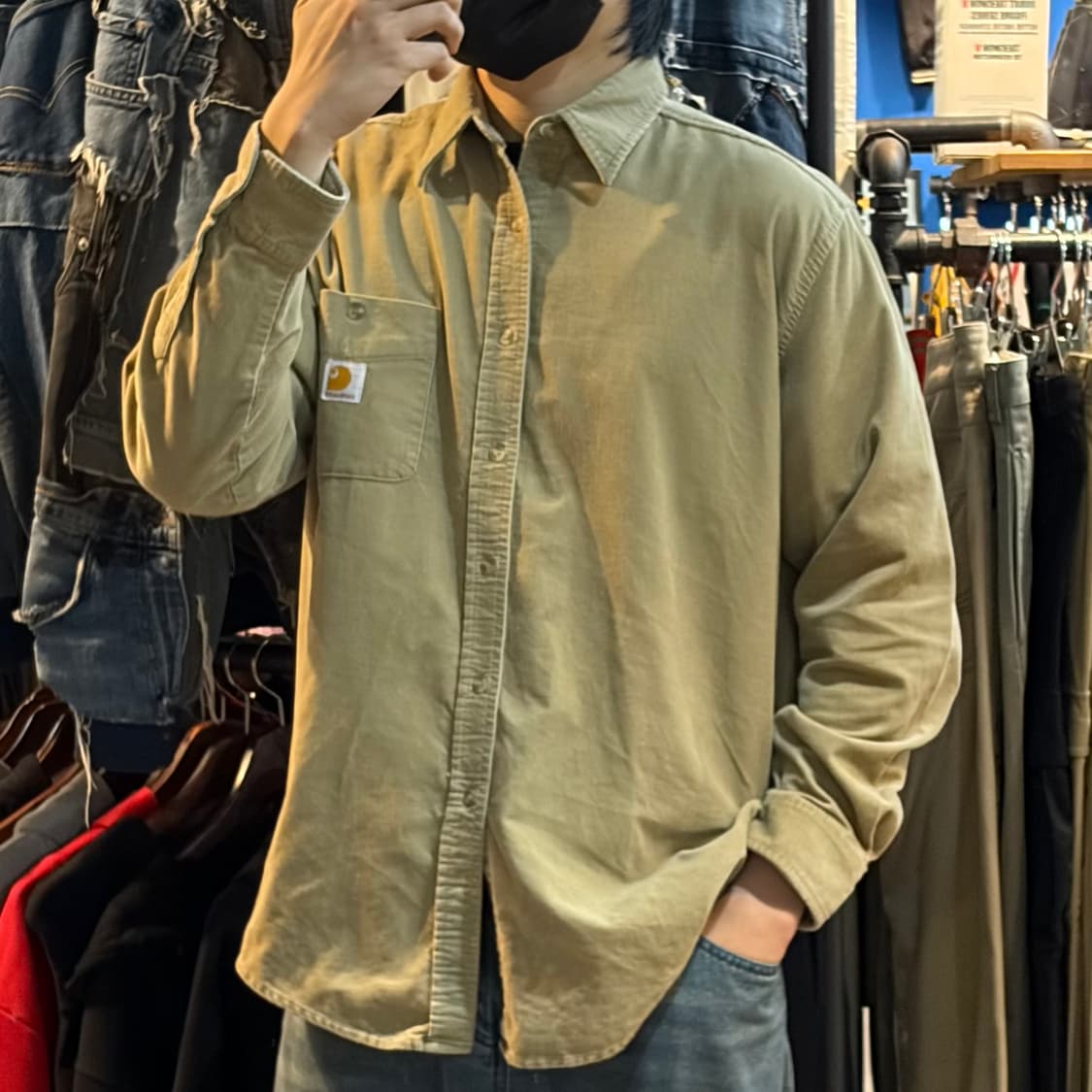 [NO.9] 칼하트 코듀로이 긴팔셔츠 상품이미지2