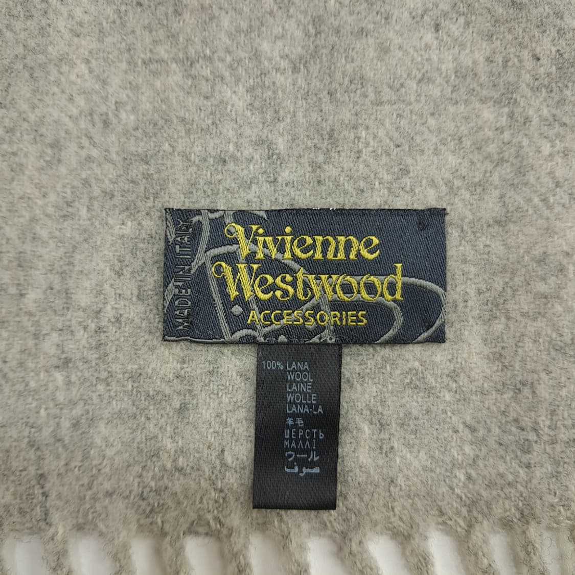 MX123 비비안 웨스트우드 그레이 목도리 머플러 상품이미지5