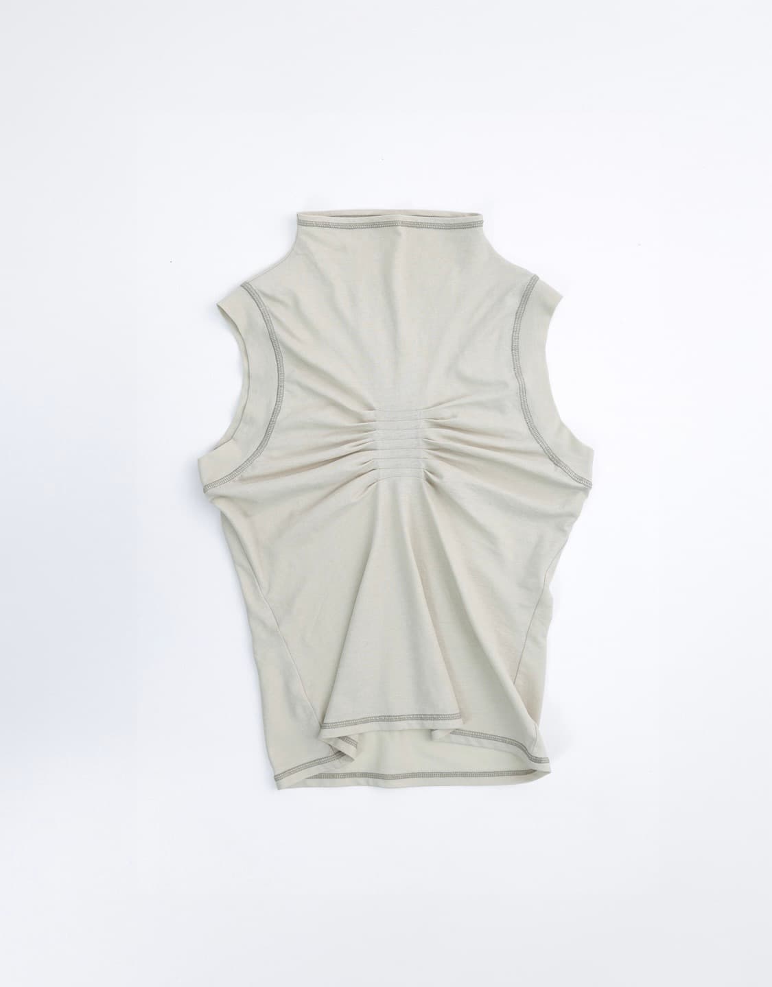 울리카상투스 Pintuck highneck top 상품이미지1