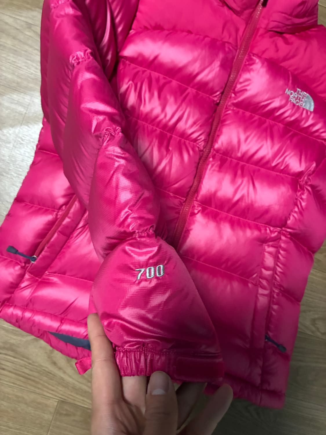 XL) 노스페이스 눕시2 다운자켓 미노이 패딩 핑크 상품이미지9