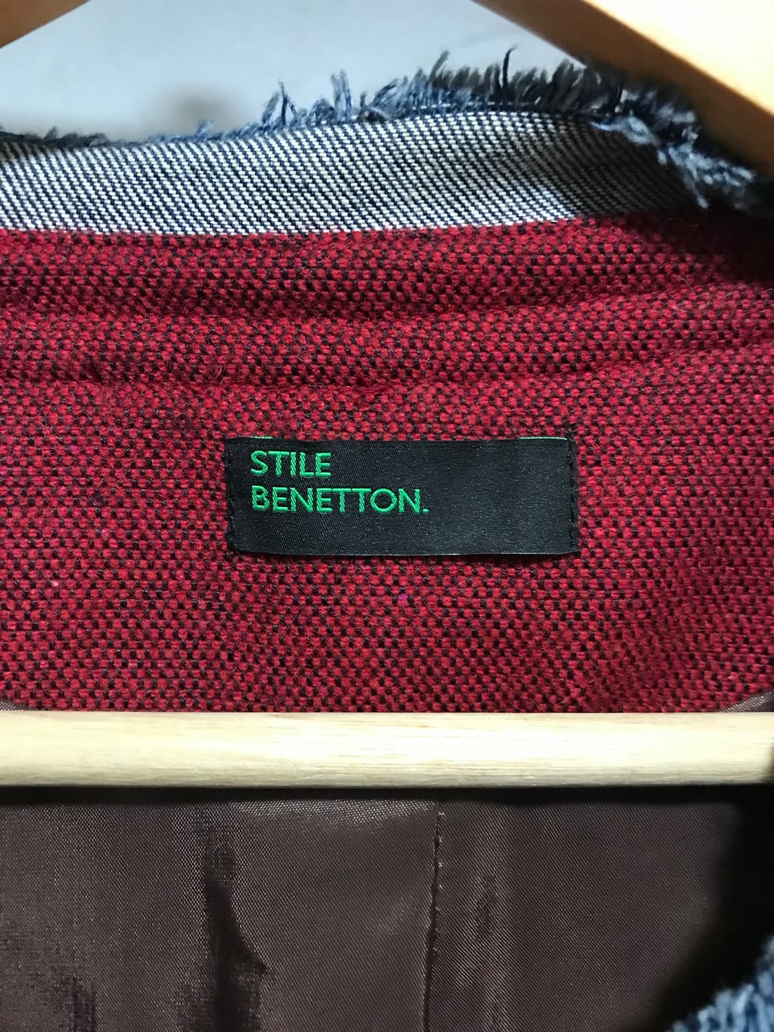 Benetton tweed jacket  상품이미지2