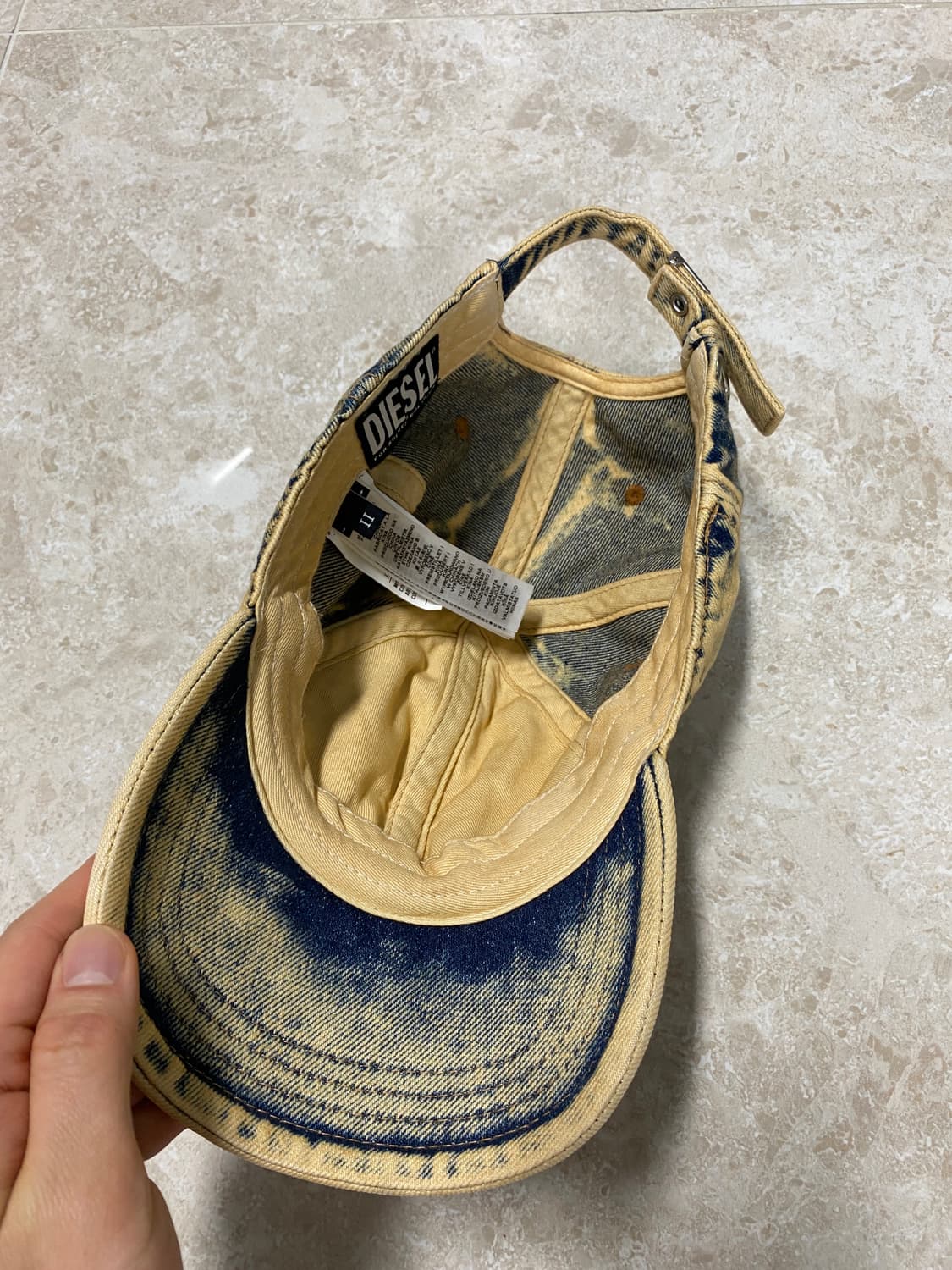 디젤 C-샙 트리티드 데님 볼캡 2 상품이미지5