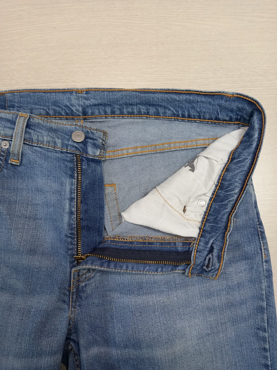34 리바이스511 워싱 스판 슬림일자진 34-611 상품이미지7