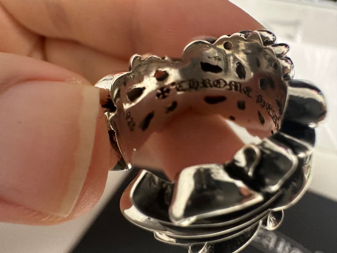 크롬하츠 더블 플로랄링 us8 새상품 상품이미지3