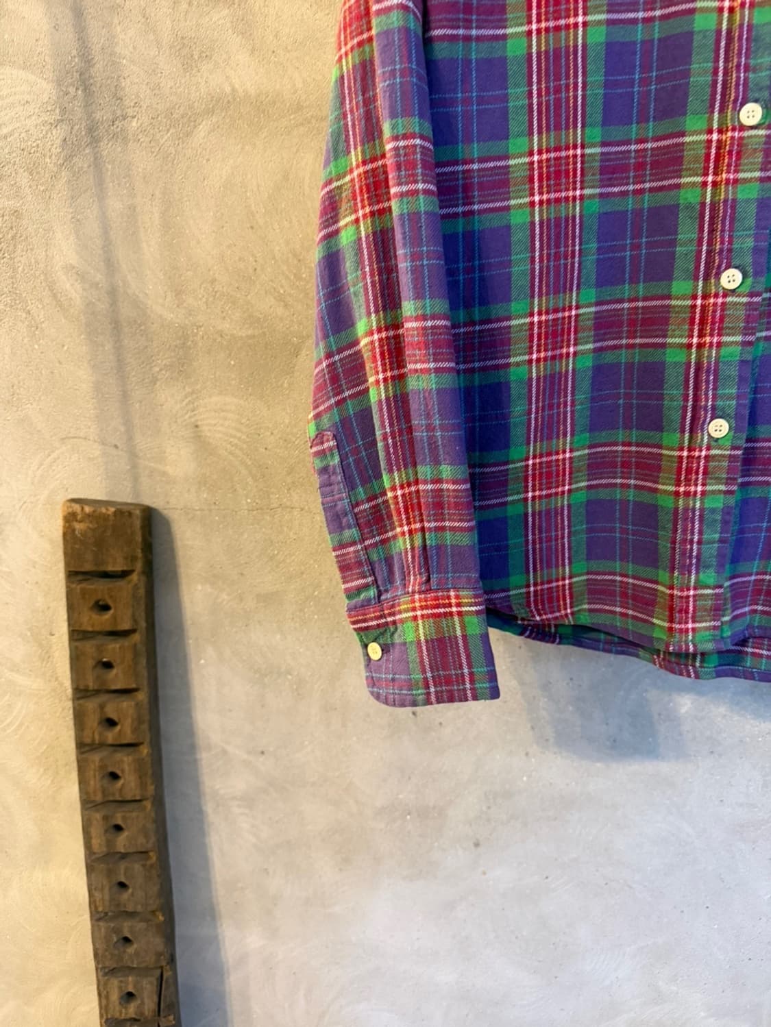 폴로 랄프로렌 블랙라벨 플란넬 셔츠 55 상품이미지8