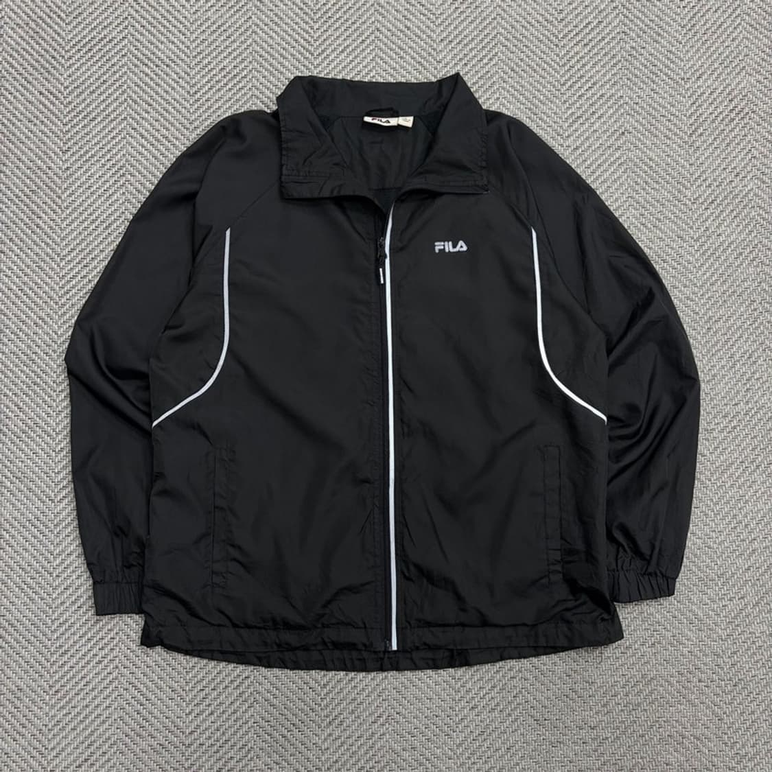 휠라 로고 베이직 바람막이 v1818  상품이미지1